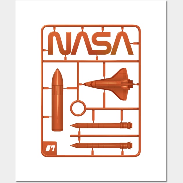 Nasa Model Wall Art by HisDesign